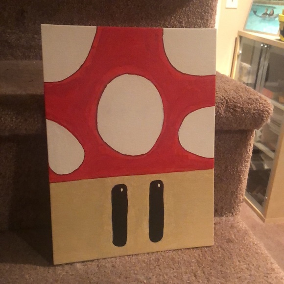 Red Toad Painting - Picture 3 of 3